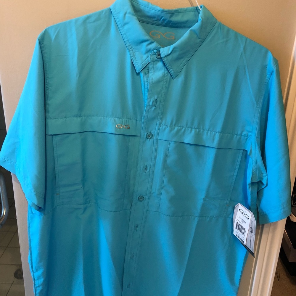 Game Guard short sleeve fishing shirt.